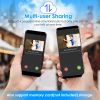 Compatible with Alexa Google Assistant Wireless Smart Wi-Fi Video Doorbell Security Phone Doorbell Intercom Camera Two Way Audio Night Vision