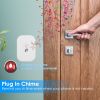 Wireless Smart Wi-Fi Video Doorbell Security Phone Doorbell Intercom Camera Two Way Audio Night Vision 1080P Motion Detection Battery Operated