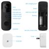 Wireless Smart Wi-Fi Video Doorbell Security Phone Doorbell Intercom Camera Two Way Audio Night Vision 1080P Motion Detection Battery Operated